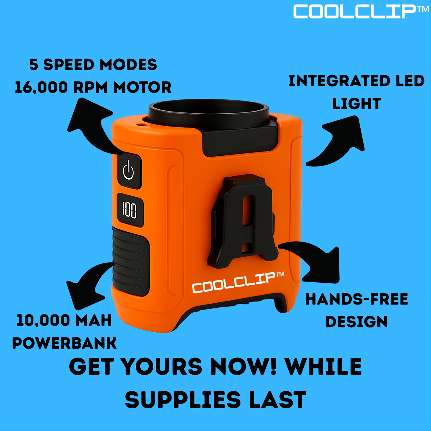 CoolClip™ - World's #1 Waist Fan